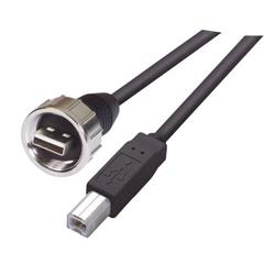 Picture of USB Cable, Shielded Waterproof Type A Male - Standard Type B Male, 2.0m