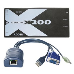 Picture of AdderLink X-200 Series Extender Pair, USB CAM, Audio, No Deskew 100m (330ft)