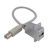 Picture of USB Surge Protector, Type B / Type A Panel Mount Style with Pigtail Cable - 12"