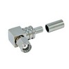 Picture of RP-SMA Plug Solderless Right Angle Crimp Style for 195-Series Low Loss Cable