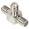 Picture of Coaxial 50 Ohm T Adapter, SMA Female / Female / Female