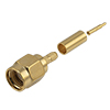 Picture of SMA Male Crimp for RG174, 188, 316 Cable (Gold)