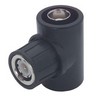 Picture of Coaxial 50 Ohm T Adapter, BNC Female / Male / Female, Fully Insulated