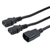 Picture of C14 - 2C13 Split Power Cord, 10A, 250V, 2 FT