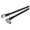 Picture of QMA Right Angle Plug to SMA Male, Pigtail 10 ft 195-Series