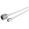 Picture of RP-SMA Plug to N-Male, White Pigtail 2 ft 195-Series