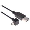 Picture of Angled USB Cable, Straight A Male/Down Angle Mini B5 Male, 0.3m