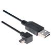 Picture of Angled USB Cable, Straight A Male/ Left Angle Mini B5 Male, 0.3m