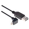 Picture of Angled USB cable, Straight A Male/ Up Angle Micro B Male, 0.3m