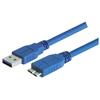 Picture of USB 3.0 Cable Type A - Micro B, 0.3m
