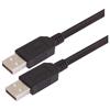 Picture of Black Premium USB Cable Type A - A Cable, 0.3m