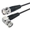 Picture of RG174 Coaxial Cable, BNC Male / 90° Male, 4.0 ft