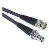 Picture of RG59B Coaxial Cable, BNC Male / Female Bulkhead, 1.0 ft