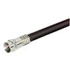 Picture of RG6 Quad Shield Coaxial Cable Type F Male/Male .5 ft