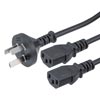 Picture of GB2099 Type I to Dual C13 International Splitter Power Cord - 10 Amp - 2M