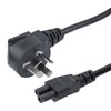 Picture of GB2099 Round Type I Downward Angle to C5 International Power Cord - 2.5 Amp - 2M