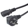 Picture of GB2099 Round Type I Downward Angle to C13 International Power Cord - 10 Amp - 2M