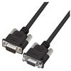 Picture of Premium Molded D-Sub Cable, Black, HD15 Male / Female, 1.0 ft