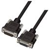 Picture of Premium Molded Black D-Sub Cable, DB15 Male / Female, 25.0 ft