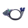 Picture of Aten Integrated Cable 2 port KVM Switch  USB w/audio