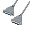 Picture of Economy Molded D-sub Cable, DB25 Male / Female, 1.0 ft