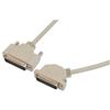 Picture of Deluxe Molded D-Sub Cable, DB25 Male / 45° Left Exit Male, 1.0 ft
