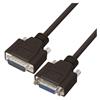 Picture of Deluxe Molded Black D-Sub Cable, DB15 Male / Female, 10.0 ft