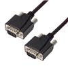 Picture of Deluxe Molded Black D-Sub Cable, DB9 Male / Male, 15.0 ft
