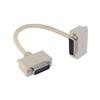 Picture of Deluxe Molded D-Sub Cable, DB15 Male / Right Angle Exit 4 Male, 5.0 ft