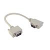 Picture of Deluxe Molded D-Sub Cable, DB9 Male / Right Angle Exit 2 Male, 1.0 ft