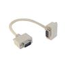 Picture of Deluxe Molded D-Sub Cable, DB9 Male / Right Angle Exit 3 Male, 10.0 ft