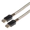 Picture of Metal Armored USB Cable, Type A Male/ Male, 0.5M