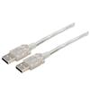 Picture of Clear Jacket Premium USB Cable Type A - A Cable, 1.0m