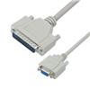 Picture of Deluxe Null Modem Cable, DB25 Male / DB9  Female, 5.0 ft
