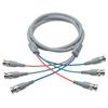 Picture of Deluxe RGB Multi-Coaxial Cable, 3 BNC Male / Male, 7.5 ft