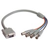 Picture of VGA Breakout Ext. Cable, HD15 Male / 4 BNC Female, 1.5 ft