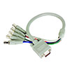 Picture of VGA Breakout Ext. Cable, HD15 Female / 5 BNC Female, 2.0 ft
