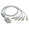 Picture of SVGA Breakout Cable, HD15 Male W/Ferrite / 5 BNC Male, 6.0 ft