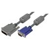 Picture of Premium DVI-A Male DVI Cable / HD15 Male w/ Ferrites, 10.0 ft