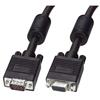 Picture of Premium SVGA Cable, HD15 Male / Female with Ferrites, Black 1.0 ft