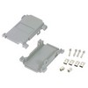 Picture of Half D-Sub Cover Pair, DB15, Gray Plastic