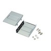 Picture of Half D-Sub Cover Pair, DB25, Nickel Plated Steel