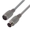 Picture of Molded Extension Cable, DIN 5, Male / Female, 3.0 ft