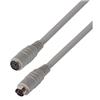 Picture of Molded Extension Cable, Mini DIN 6 Male / Female, 25.0 ft