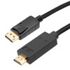 Picture of DP to HDMI 2.0 Male to Male, 4K,  nylon braided cable, .5 Meter