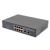 Picture of 10 Port Gigabit PoE Ethernet Switch, 2x RJ45 10/100/1000TX, 8x RJ45 10/100/1000TX with PoE+ 802.3at/af 120Ws, Desktop, Rack or Wall Mount