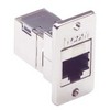 Picture of Cat6a RJ45 Coupler Shielded (8x8) Panel Mount Style