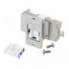 Picture of Panel Mount Category 6 Shielded Keystone Jack Tool-less w/ PoE+ Compliance