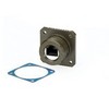 Picture of Cat6, Ruggedized Flange Mount, Zinc-Nickel finish with Grounding Shield