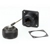 Picture of Cat6, Ruggedized Flange Mount, Anodized finish with Dust Cap